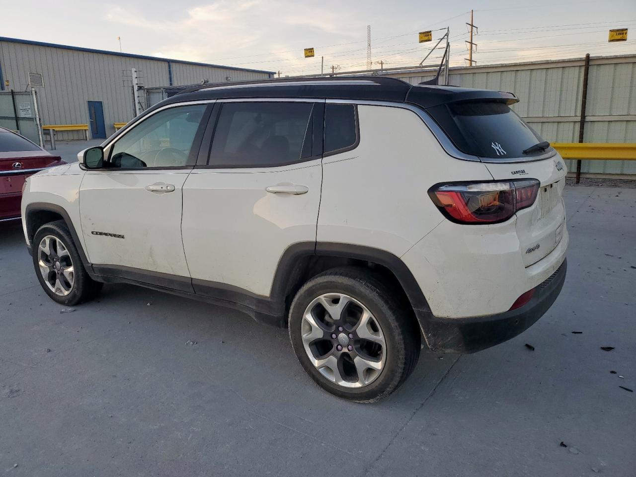 2021 Jeep Compass Limited White vin: 3C4NJDCB4MT515793