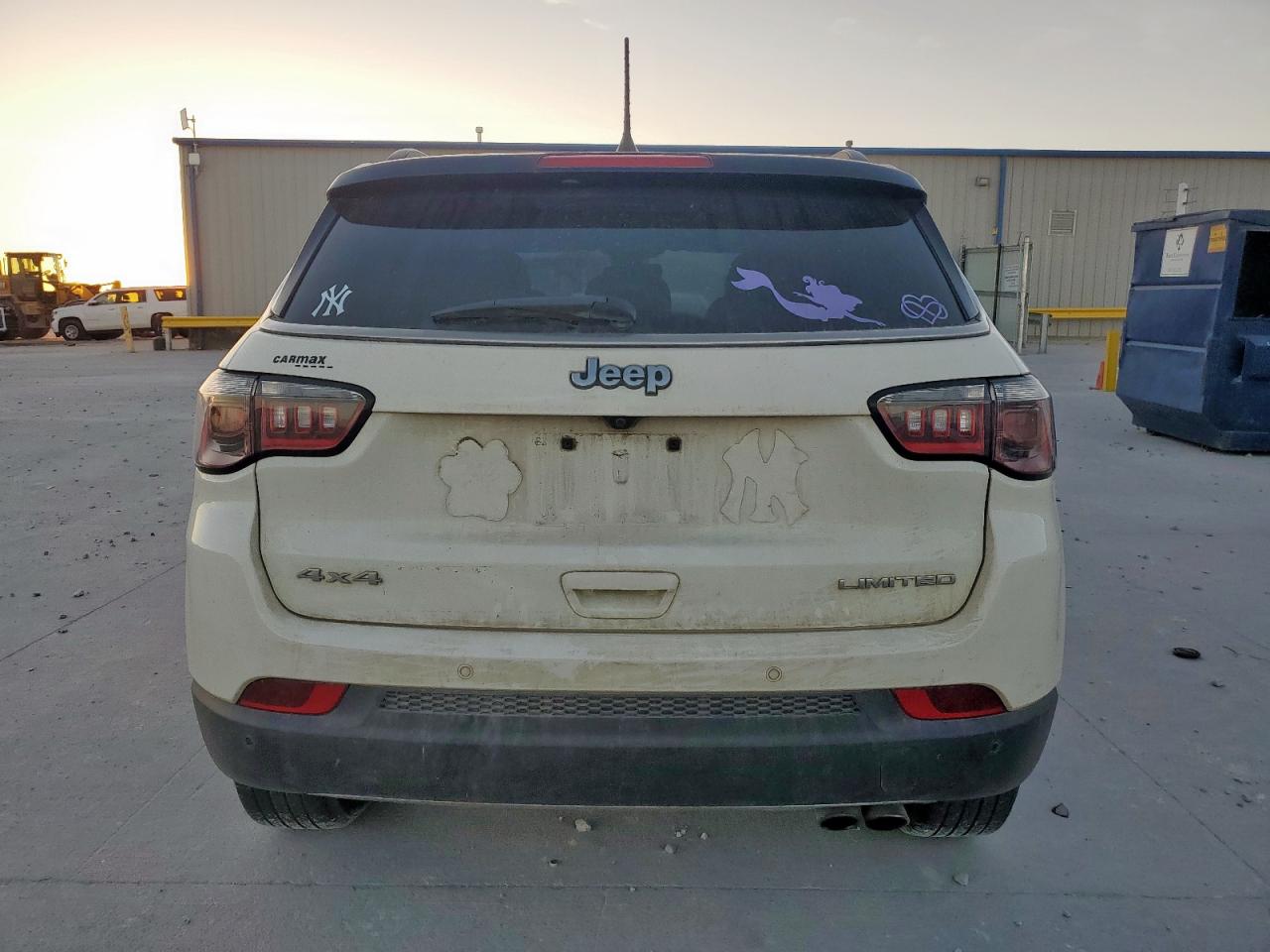 2021 Jeep Compass Limited White vin: 3C4NJDCB4MT515793