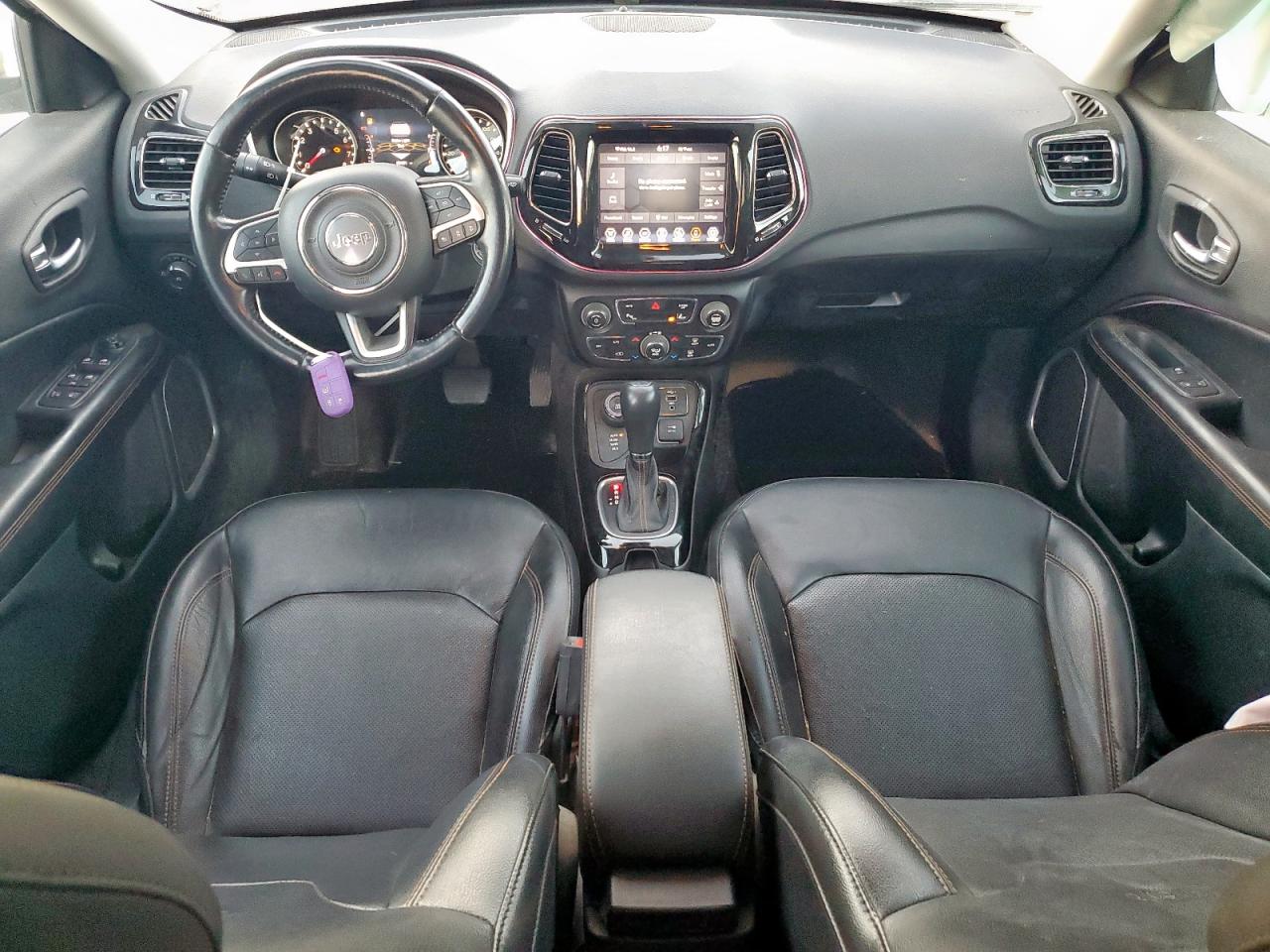 2021 Jeep Compass Limited White vin: 3C4NJDCB4MT515793
