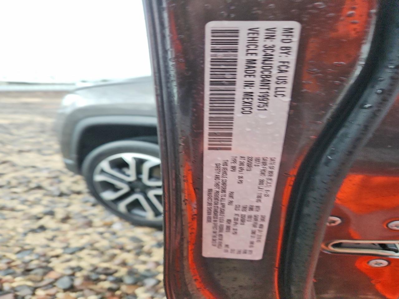 2022 Jeep Compass Limited Charcoal vin: 3C4NJDCB4NT199751