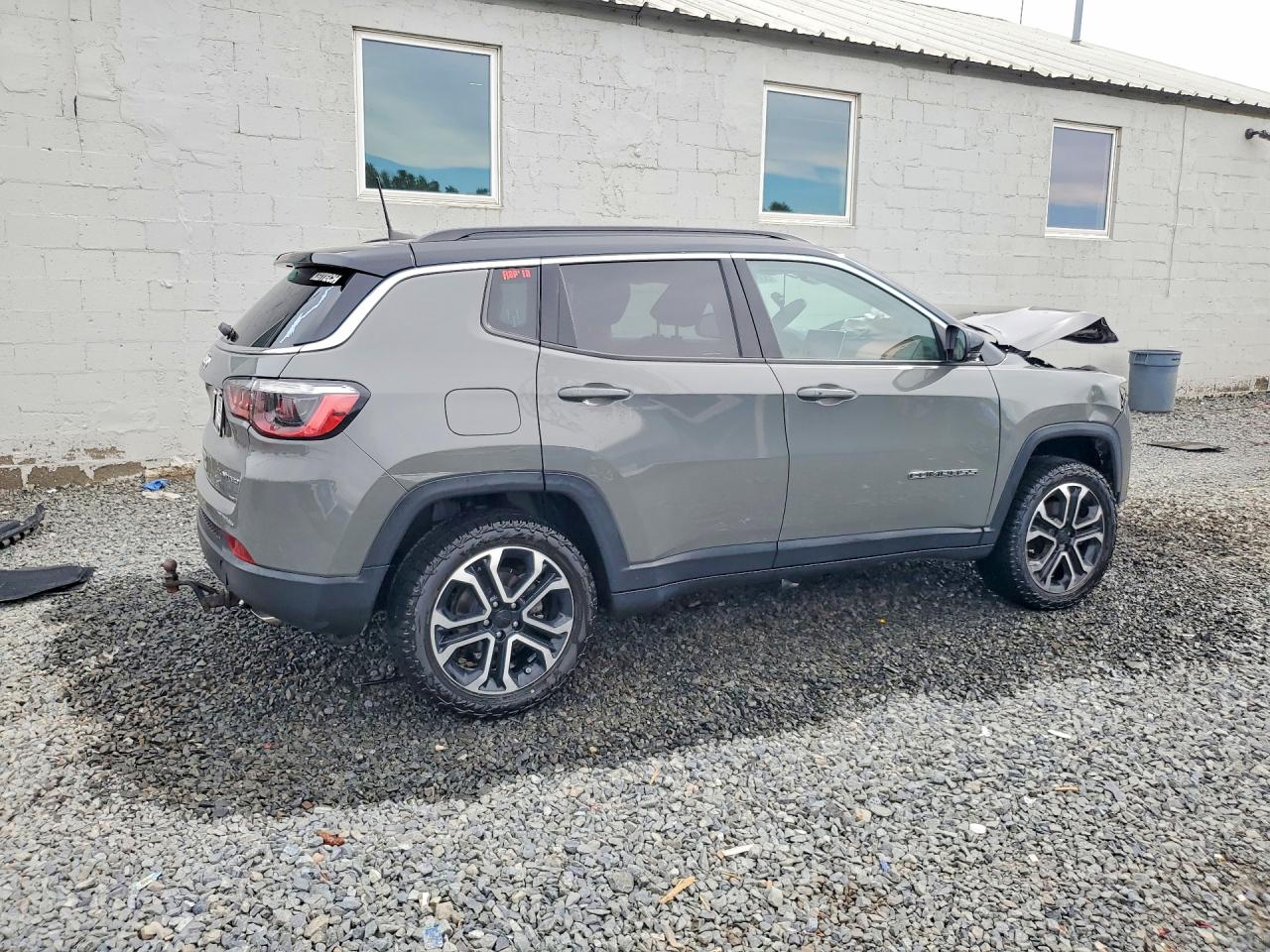 2022 Jeep Compass Limited Серый vin: 3C4NJDCB4NT232991