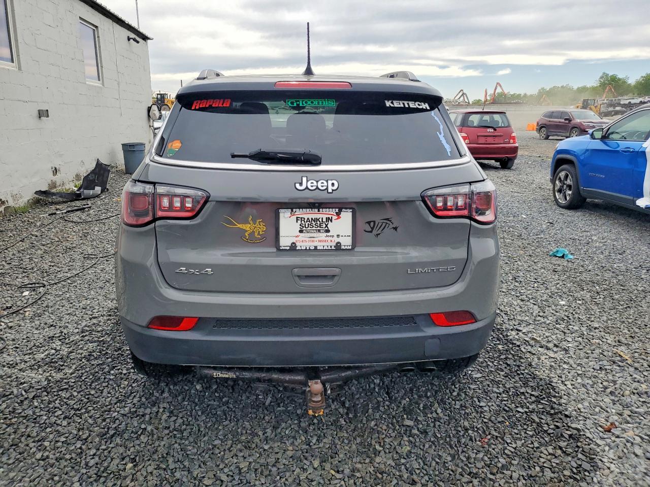 2022 Jeep Compass Limited Серый vin: 3C4NJDCB4NT232991