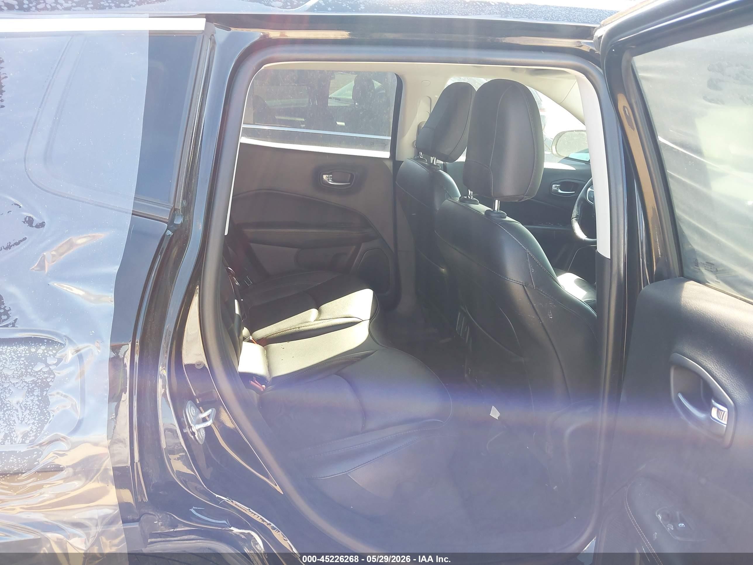 2019 Jeep Compass Limited 4x4 Black vin: 3C4NJDCB5KT638418
