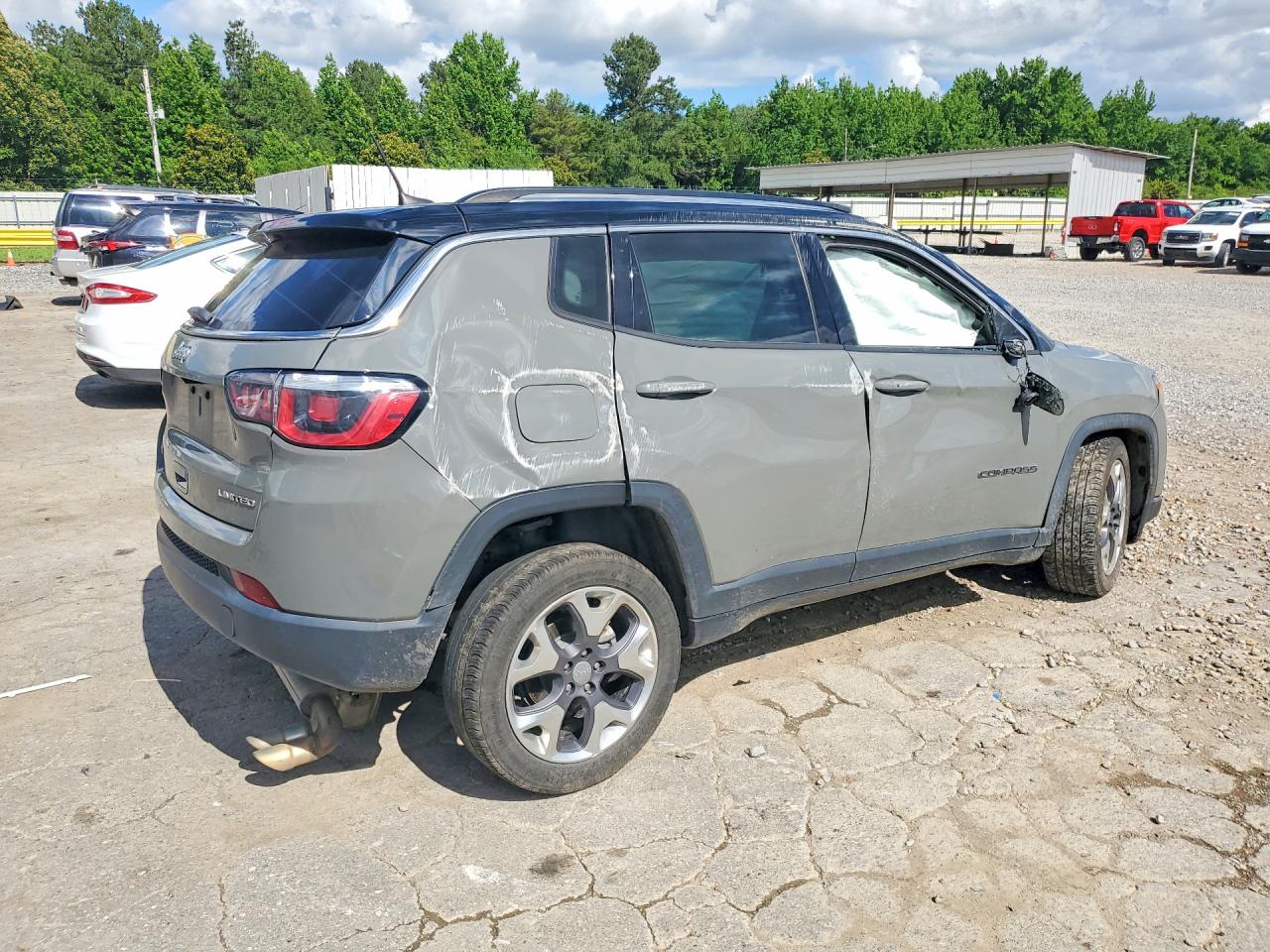 2020 Jeep Compass Limited Gray vin: 3C4NJDCB5LT155707