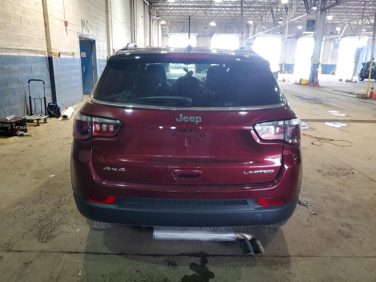 2020 Jeep Compass Limited Burgundy vin: 3C4NJDCB5LT238991