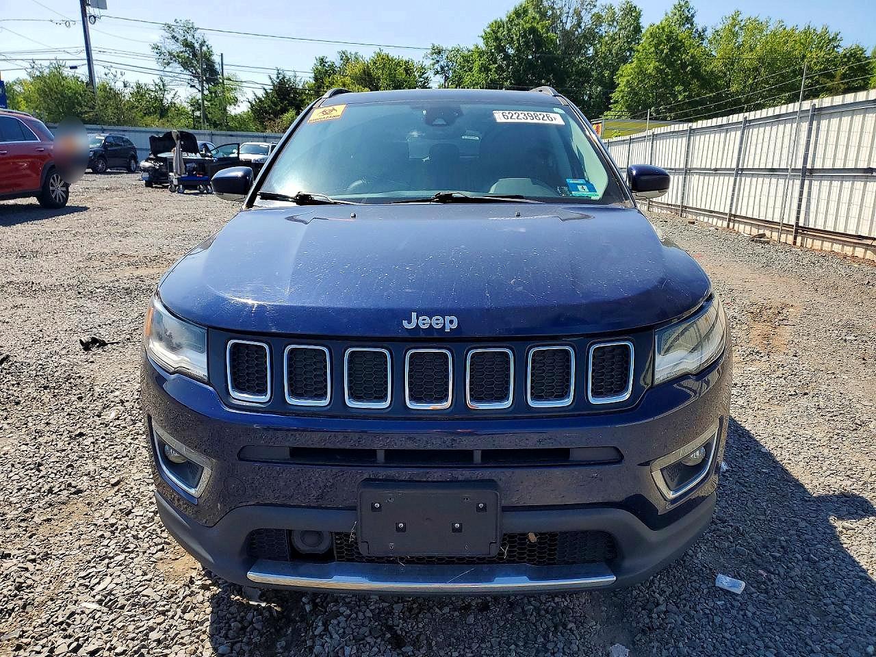 2018 Jeep Compass Limited Blue vin: 3C4NJDCB6JT134345