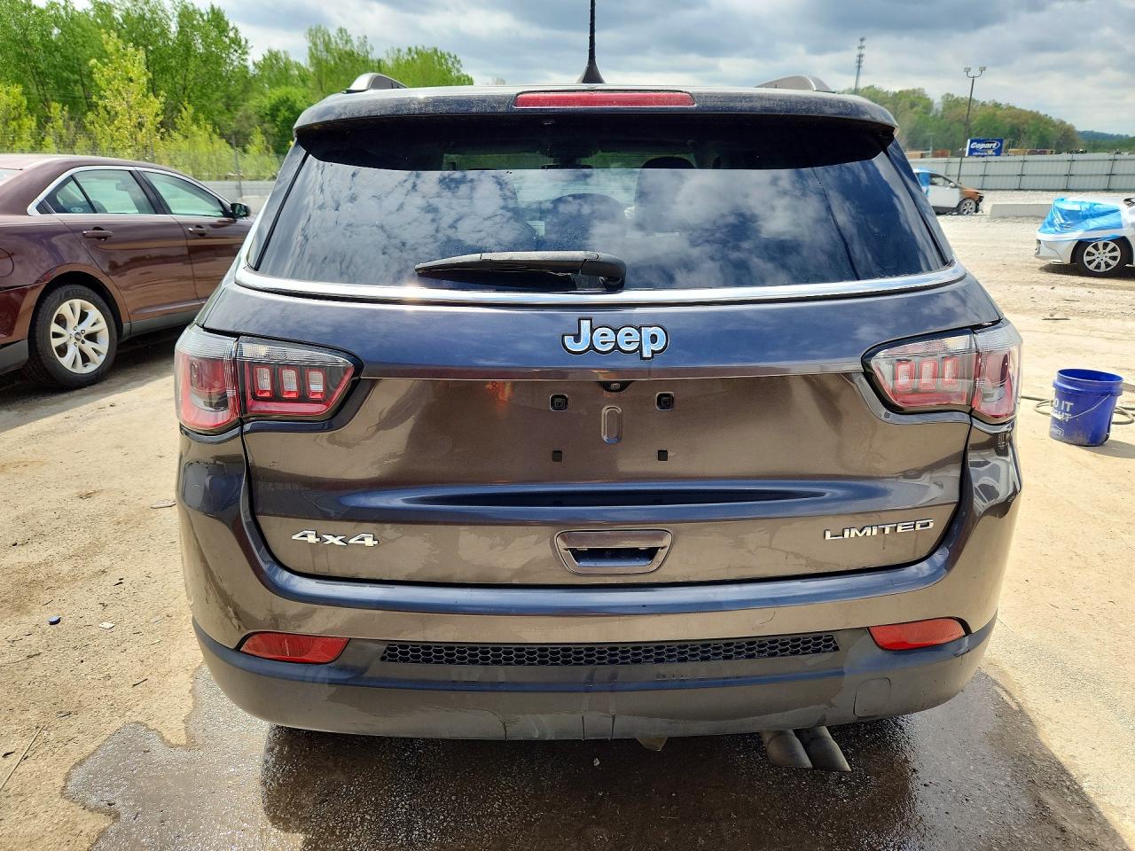 2019 Jeep Compass Limited Серый vin: 3C4NJDCB6KT666244
