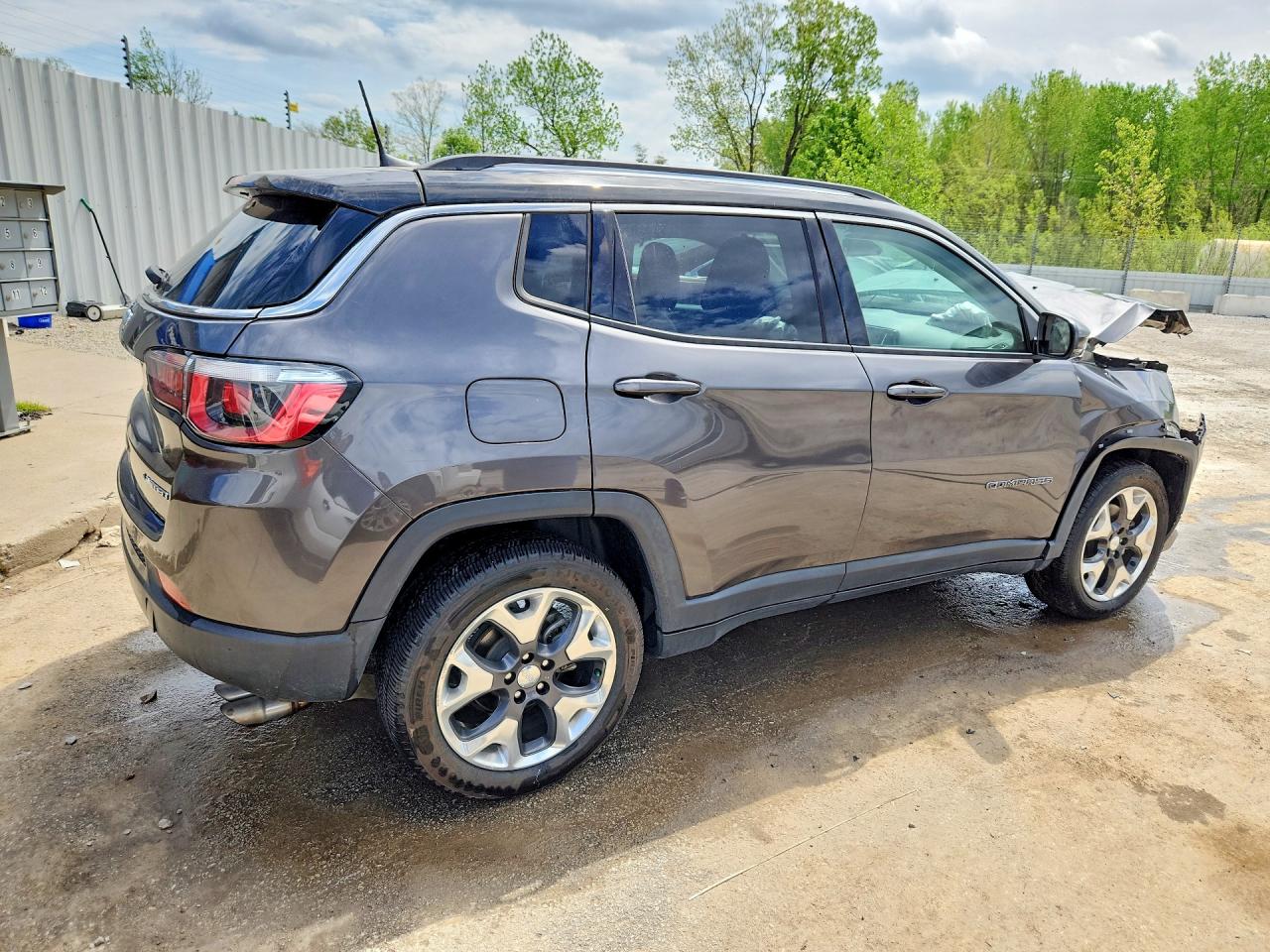 2019 Jeep Compass Limited Серый vin: 3C4NJDCB6KT666244