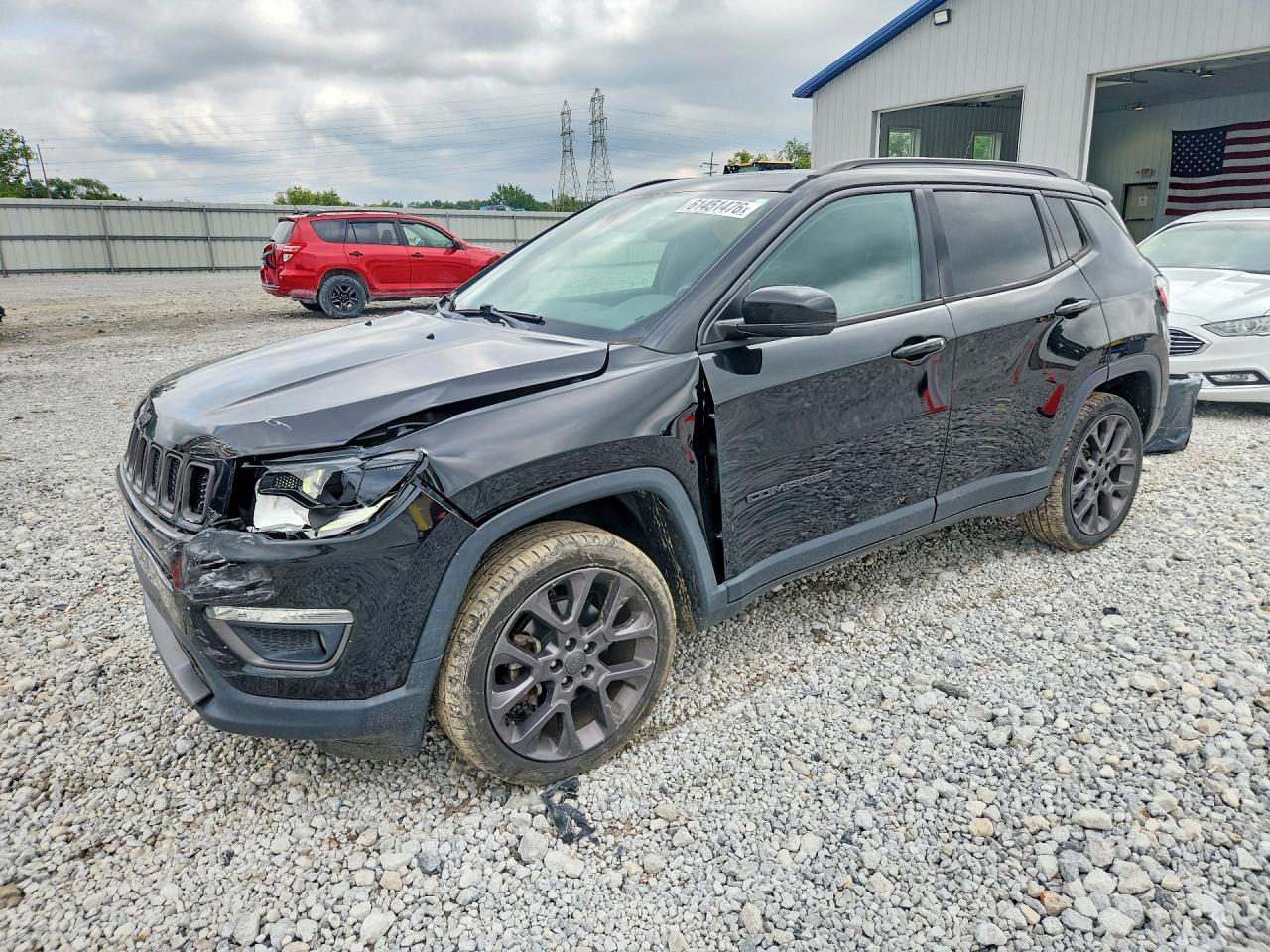 2020 Jeep Compass Limited Black vin: 3C4NJDCB6LT139922