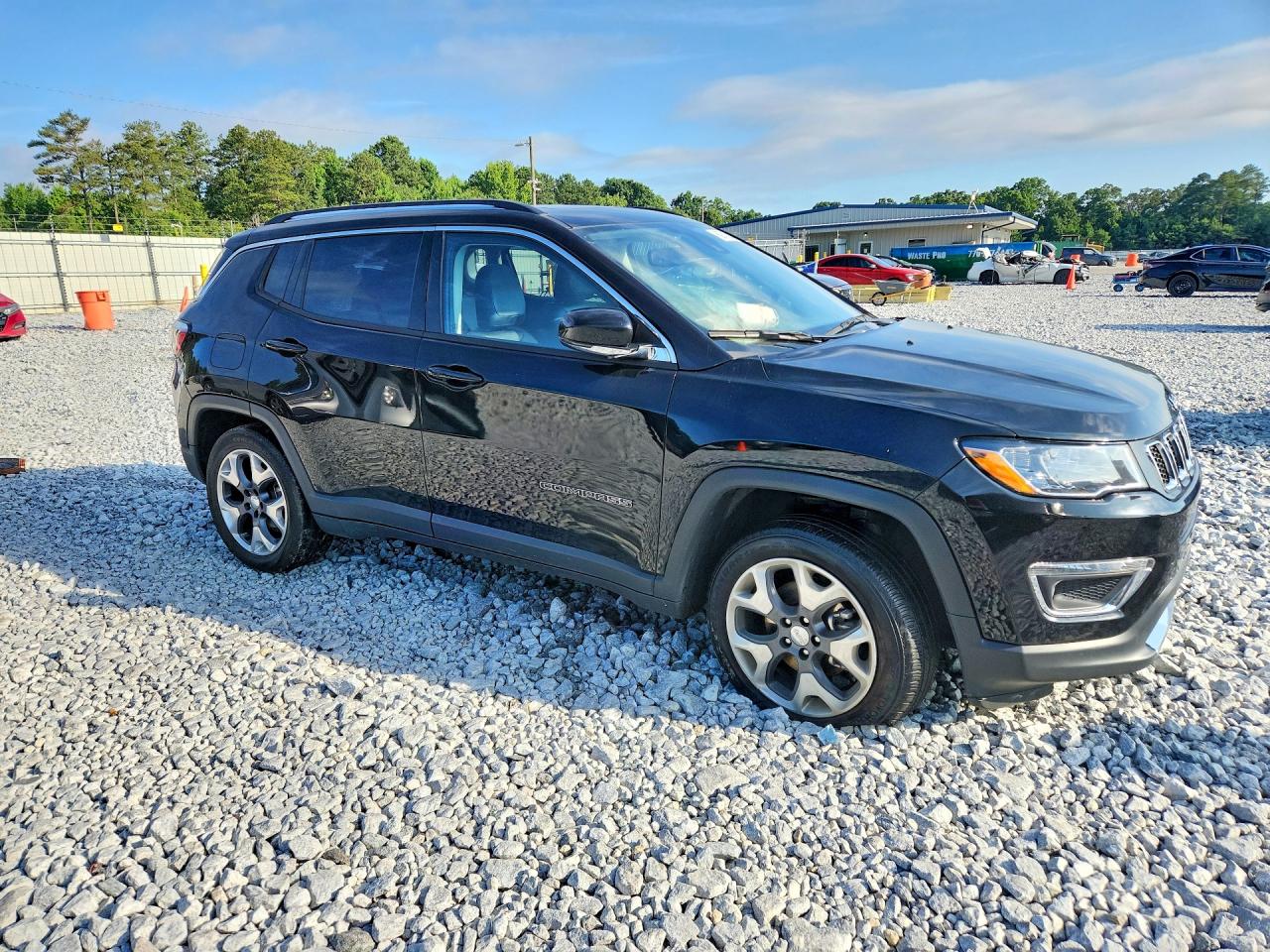 2021 Jeep Compass Limited Black vin: 3C4NJDCB6MT600392