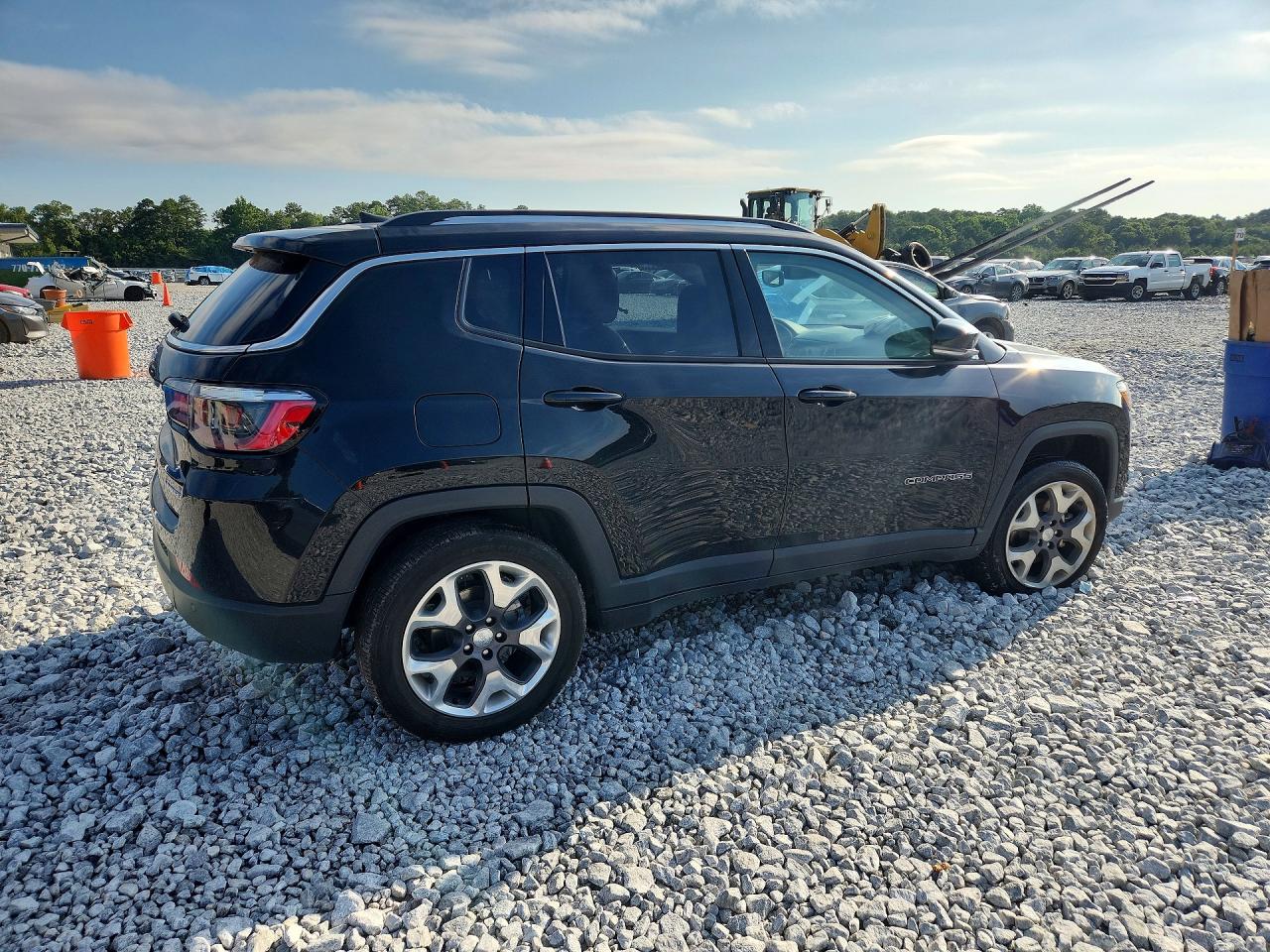 2021 Jeep Compass Limited Black vin: 3C4NJDCB6MT600392