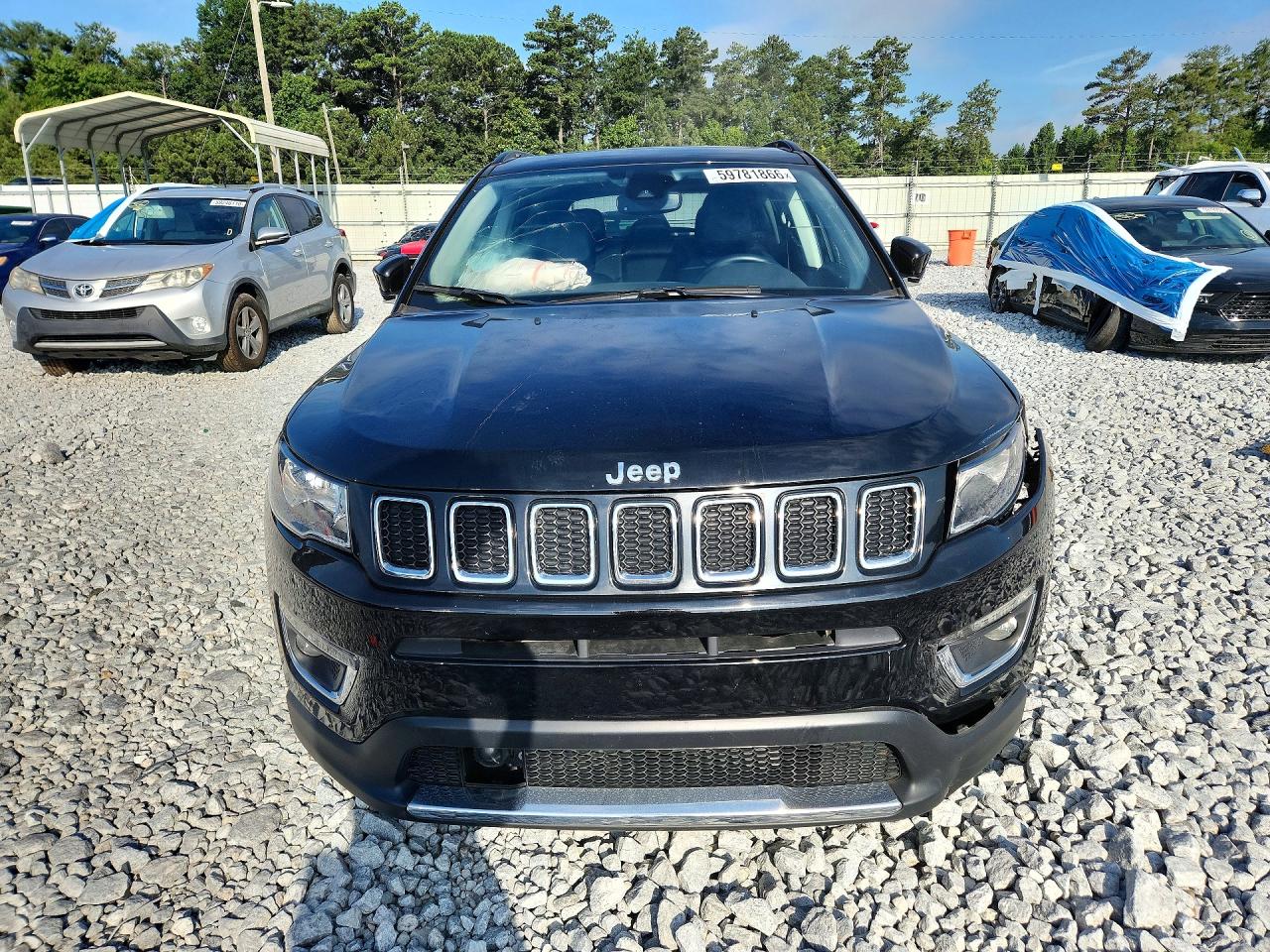 2021 Jeep Compass Limited Black vin: 3C4NJDCB6MT600392