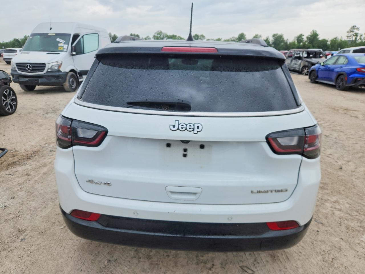 2022 Jeep Compass Белый vin: 3C4NJDCB6NT143276