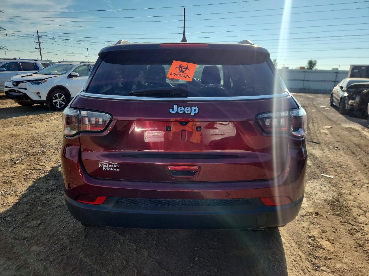 2022 Jeep Compass Limited Red vin: 3C4NJDCB6NT154309