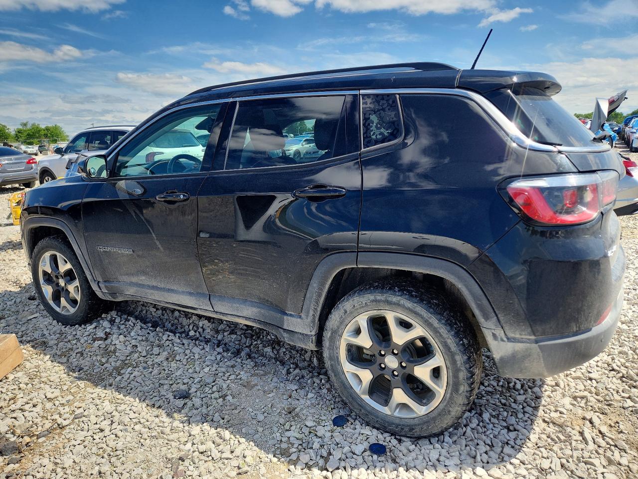 2019 Jeep Compass Limited Черный vin: 3C4NJDCB7KT695333