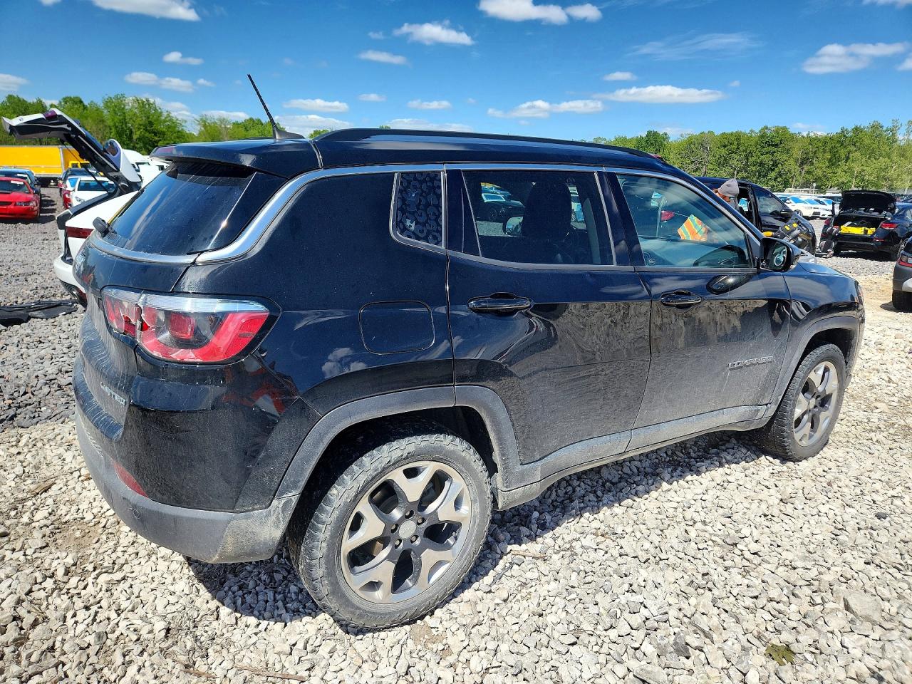 2019 Jeep Compass Limited Черный vin: 3C4NJDCB7KT695333