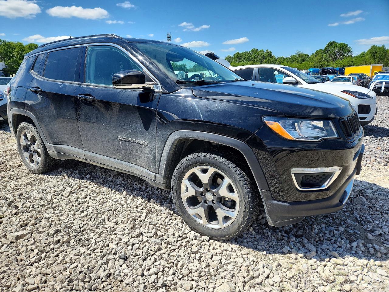 2019 Jeep Compass Limited Черный vin: 3C4NJDCB7KT695333