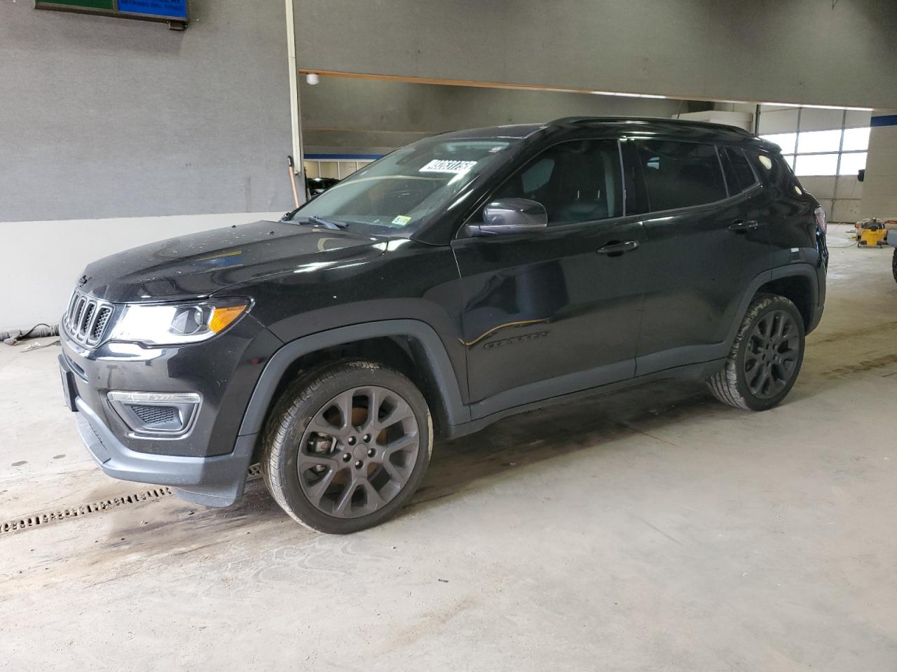 2019 Jeep Compass Limited Black vin: 3C4NJDCB7KT713989 Damage: Left Front Fender, Chipped, 2