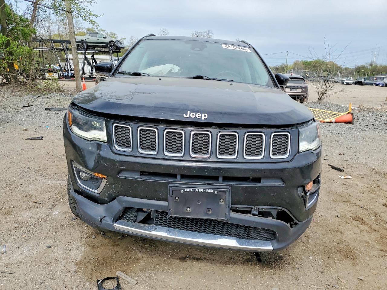2021 Jeep Compass Limited Black vin: 3C4NJDCB7MT551283