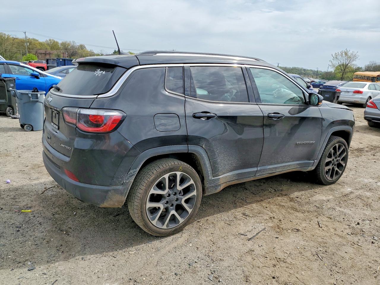 2021 Jeep Compass Limited Black vin: 3C4NJDCB7MT551283