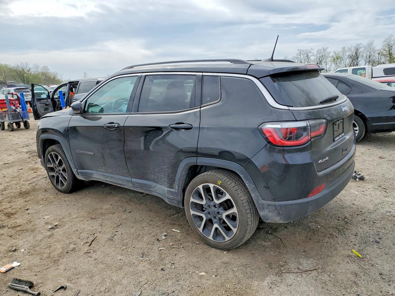 2021 Jeep Compass Limited Black vin: 3C4NJDCB7MT551283