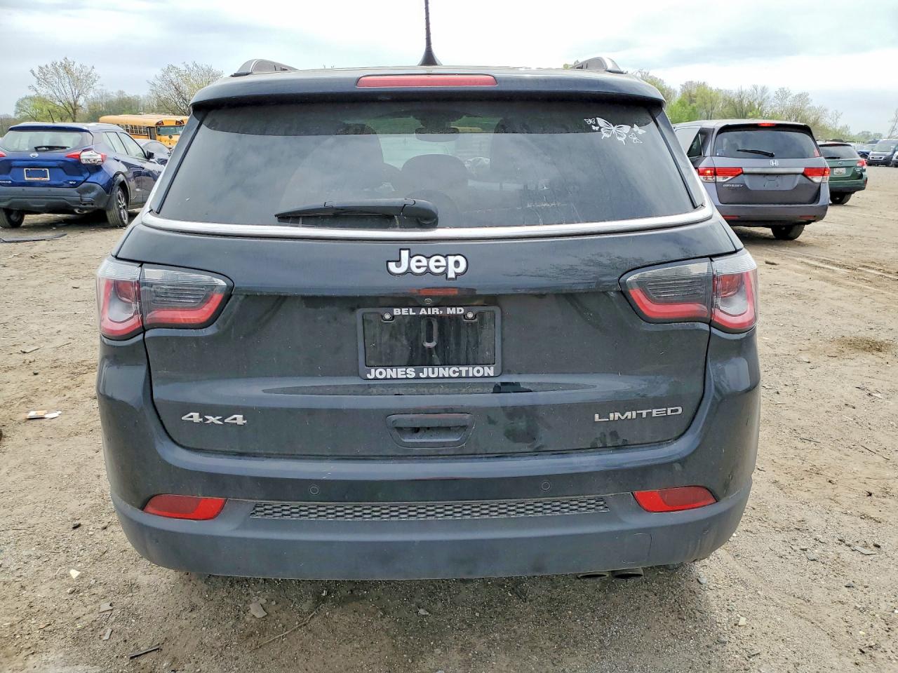 2021 Jeep Compass Limited Black vin: 3C4NJDCB7MT551283