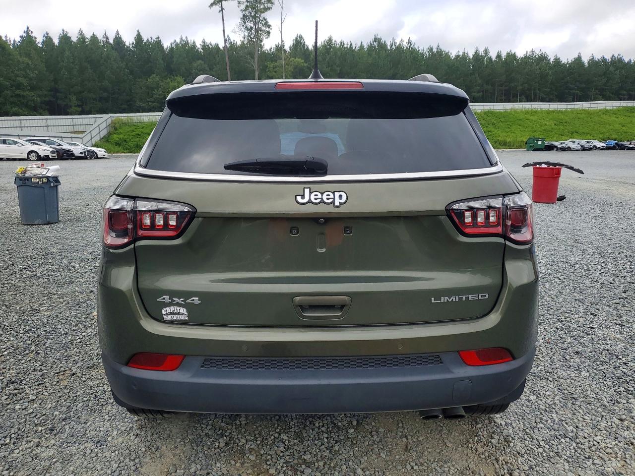 2021 Jeep Compass Limited Green vin: 3C4NJDCB7MT579567