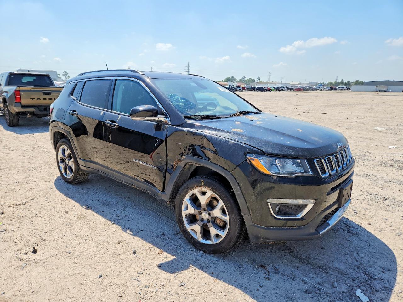 2020 Jeep Compass Limited Black vin: 3C4NJDCB8LT142563