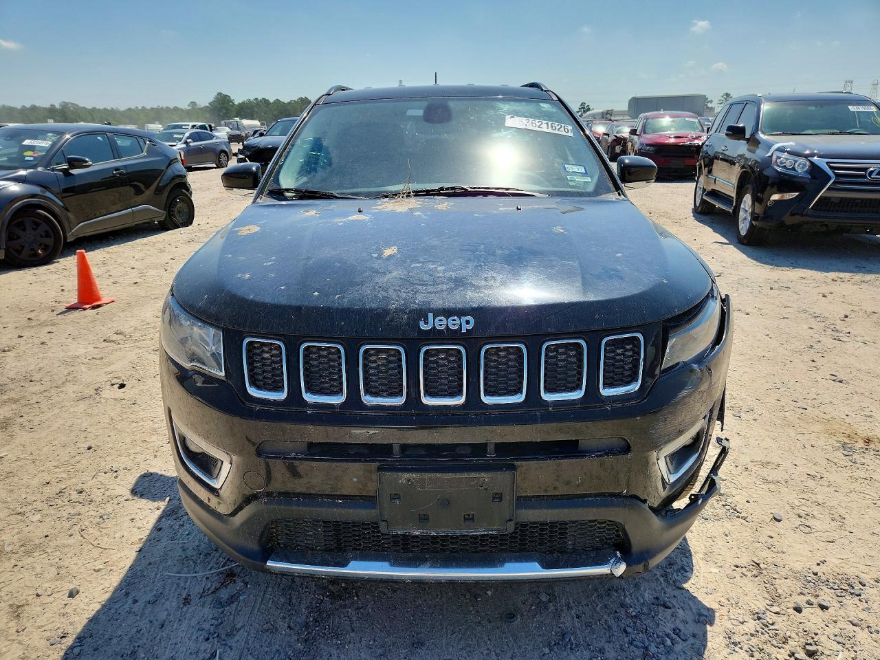2020 Jeep Compass Limited Black vin: 3C4NJDCB8LT142563
