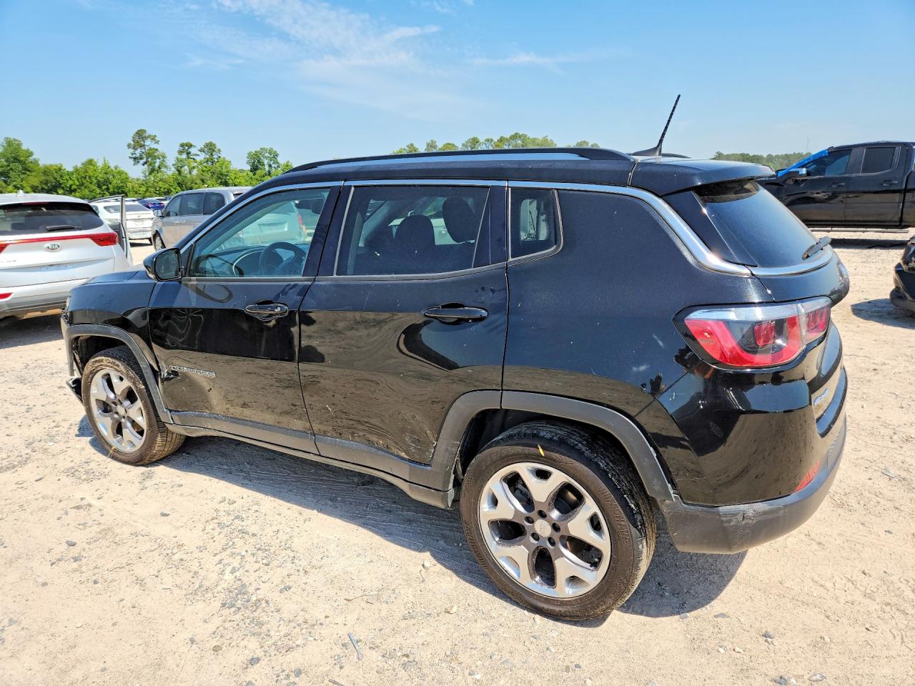 2020 Jeep Compass Limited Black vin: 3C4NJDCB8LT142563