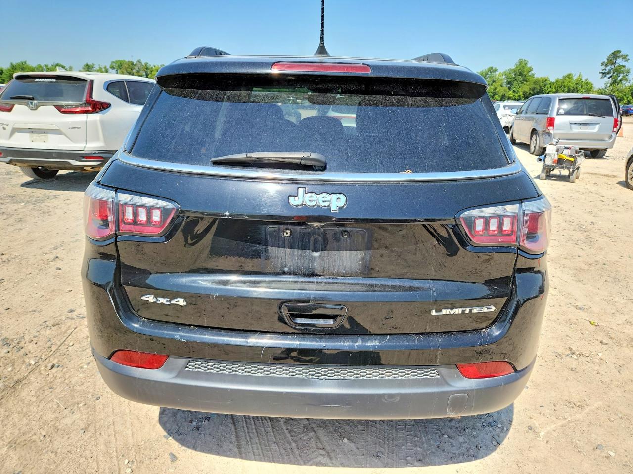 2020 Jeep Compass Limited Black vin: 3C4NJDCB8LT142563
