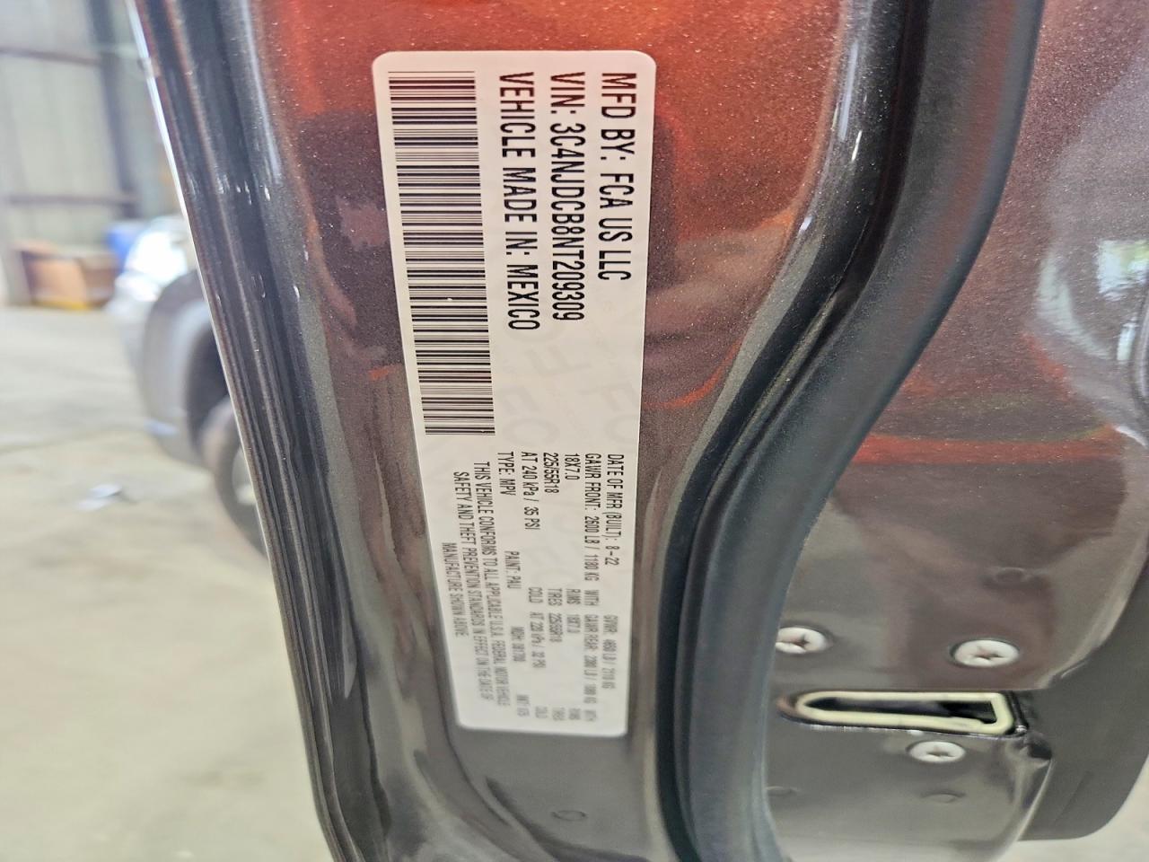 2022 Jeep Compass Limited Charcoal vin: 3C4NJDCB8NT209309