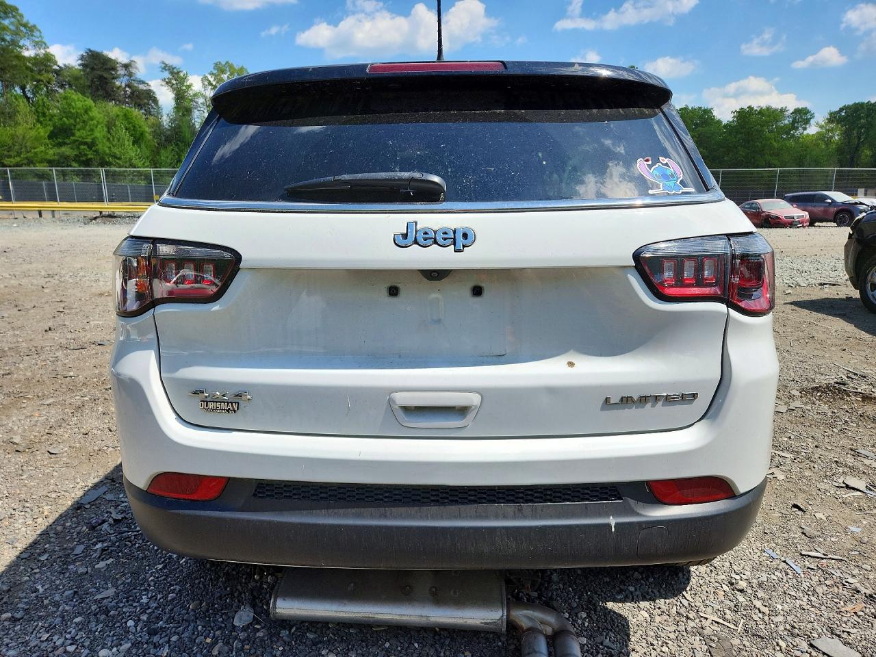 2022 Jeep Compass Limited White vin: 3C4NJDCB8NT223727