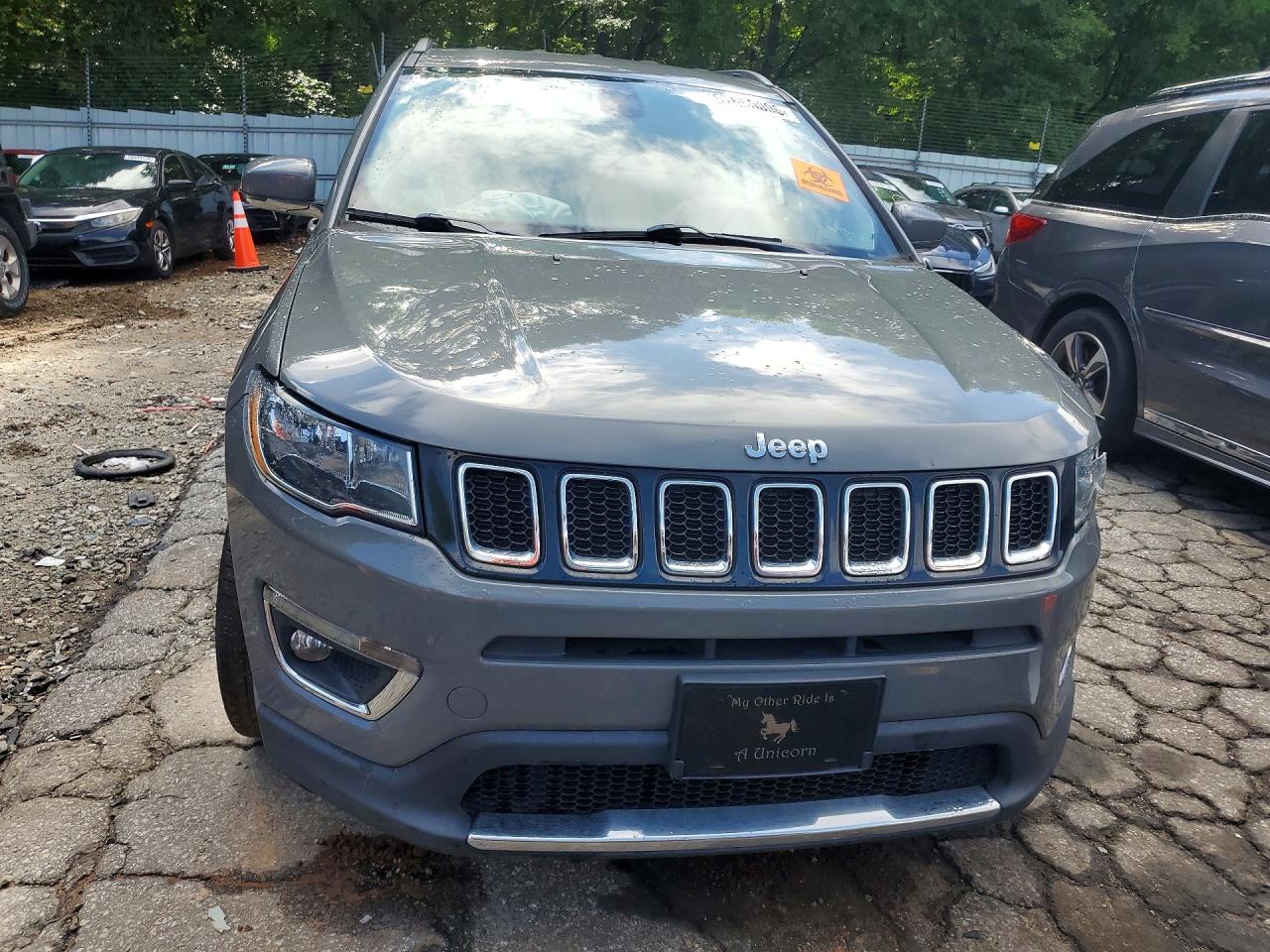 2020 Jeep Compass Limited Charcoal vin: 3C4NJDCB9LT137050