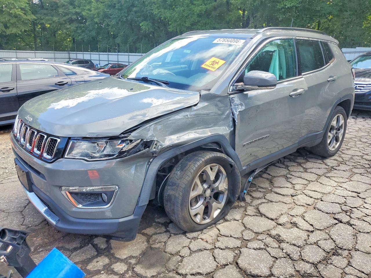 2020 Jeep Compass Limited Charcoal vin: 3C4NJDCB9LT137050