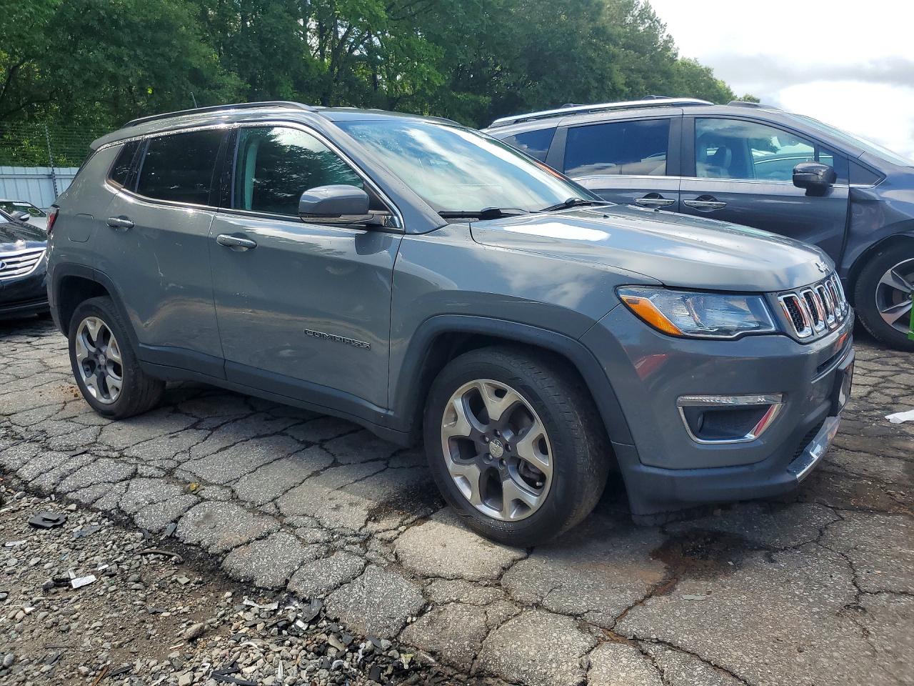 2020 Jeep Compass Limited Charcoal vin: 3C4NJDCB9LT137050