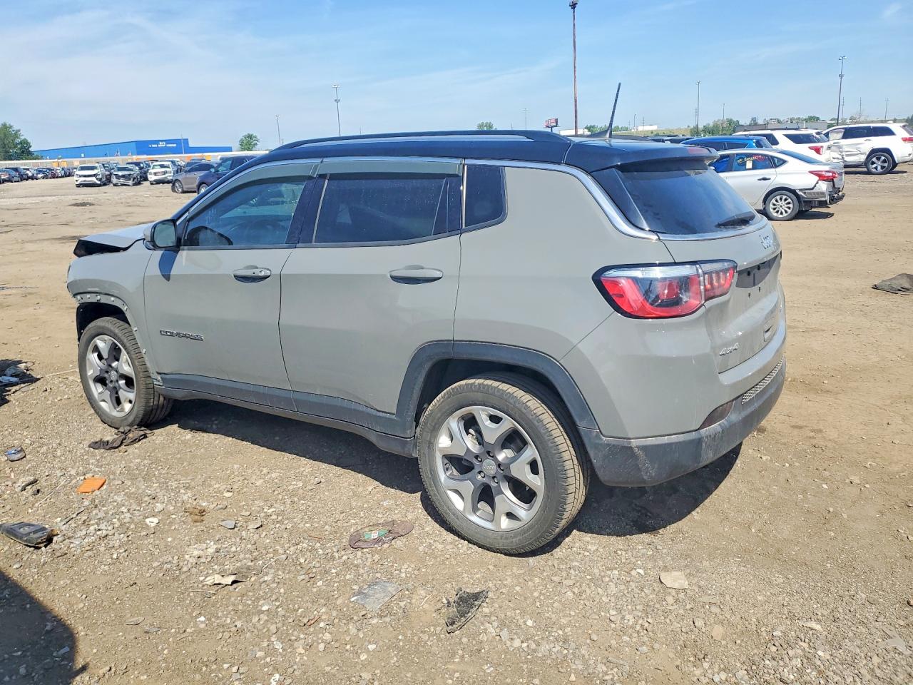 2020 Jeep Compass Limited Gray vin: 3C4NJDCB9LT233809