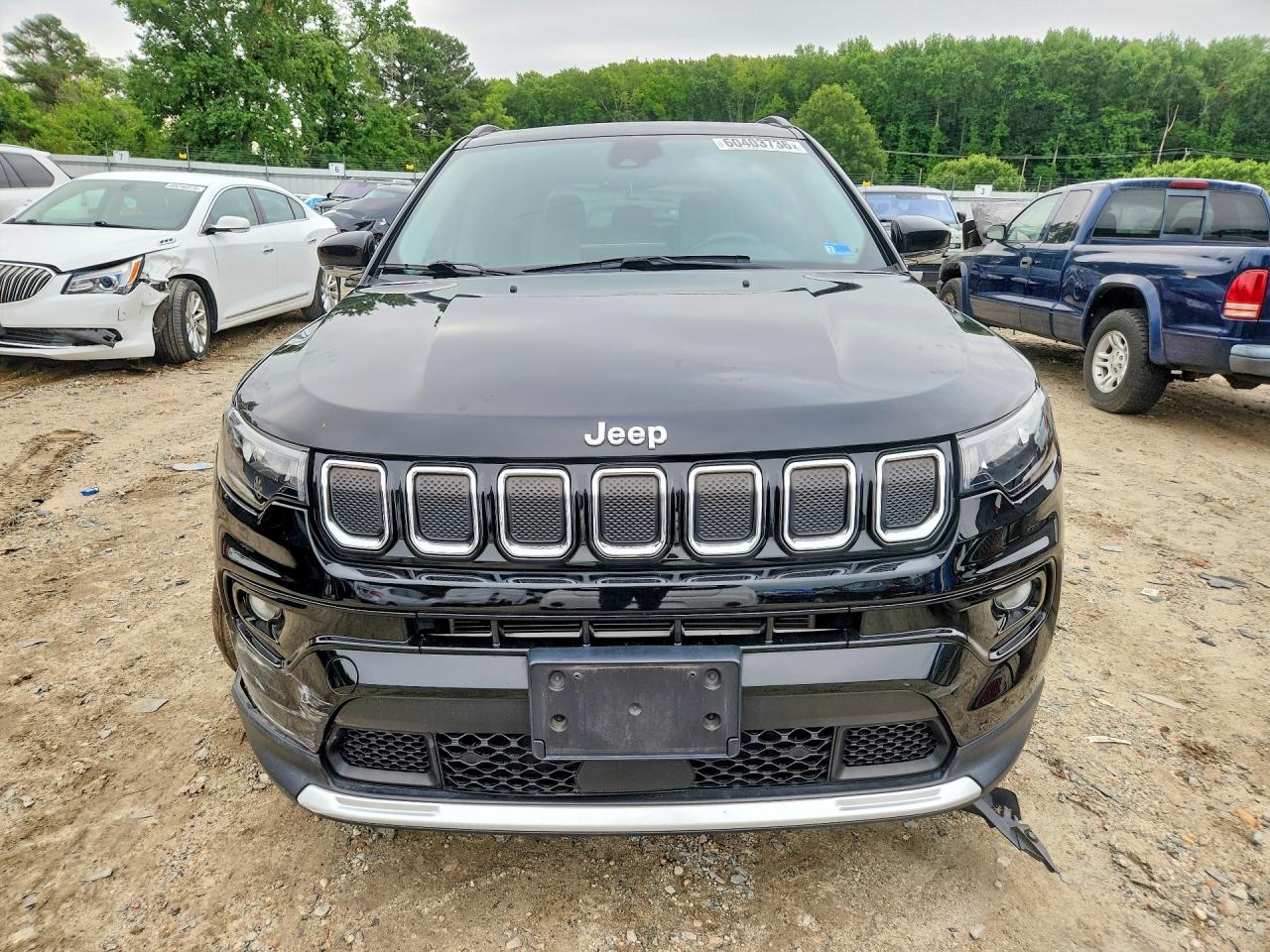 2022 Jeep Compass Limited Черный vin: 3C4NJDCB9NT173341