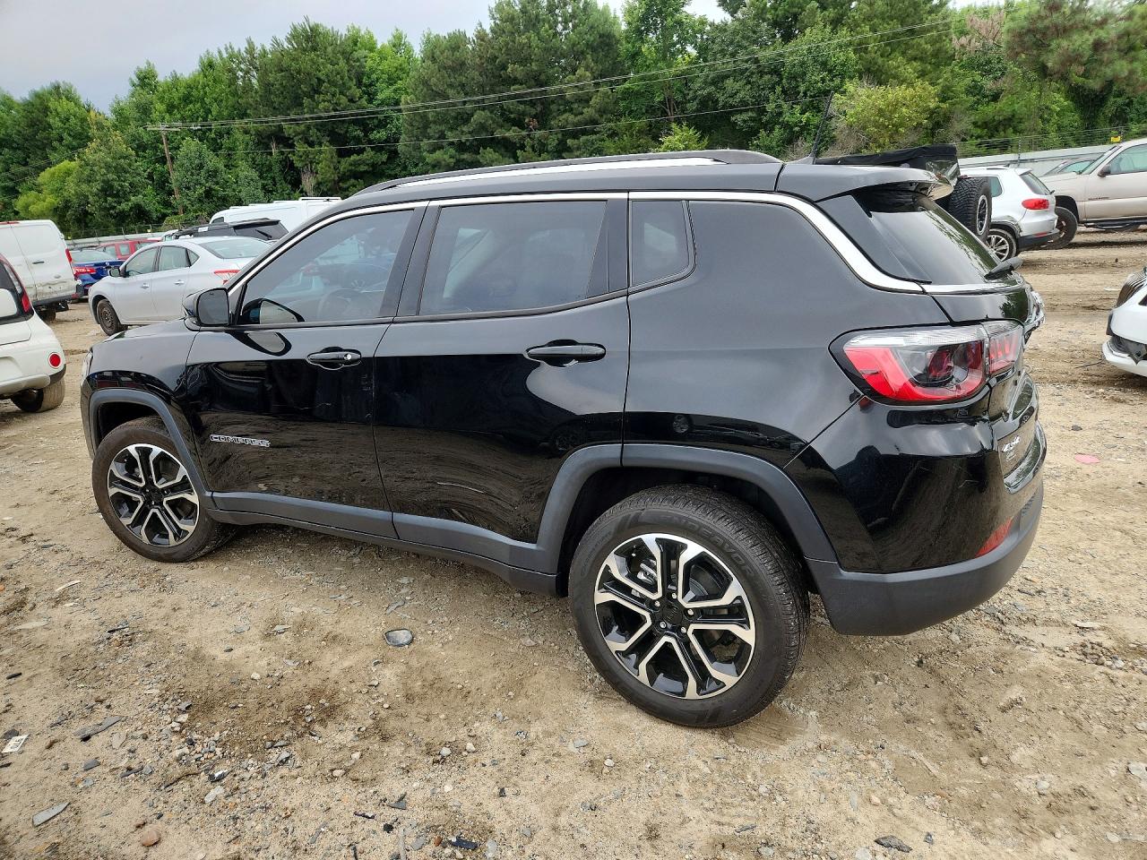 2022 Jeep Compass Limited Черный vin: 3C4NJDCB9NT173341