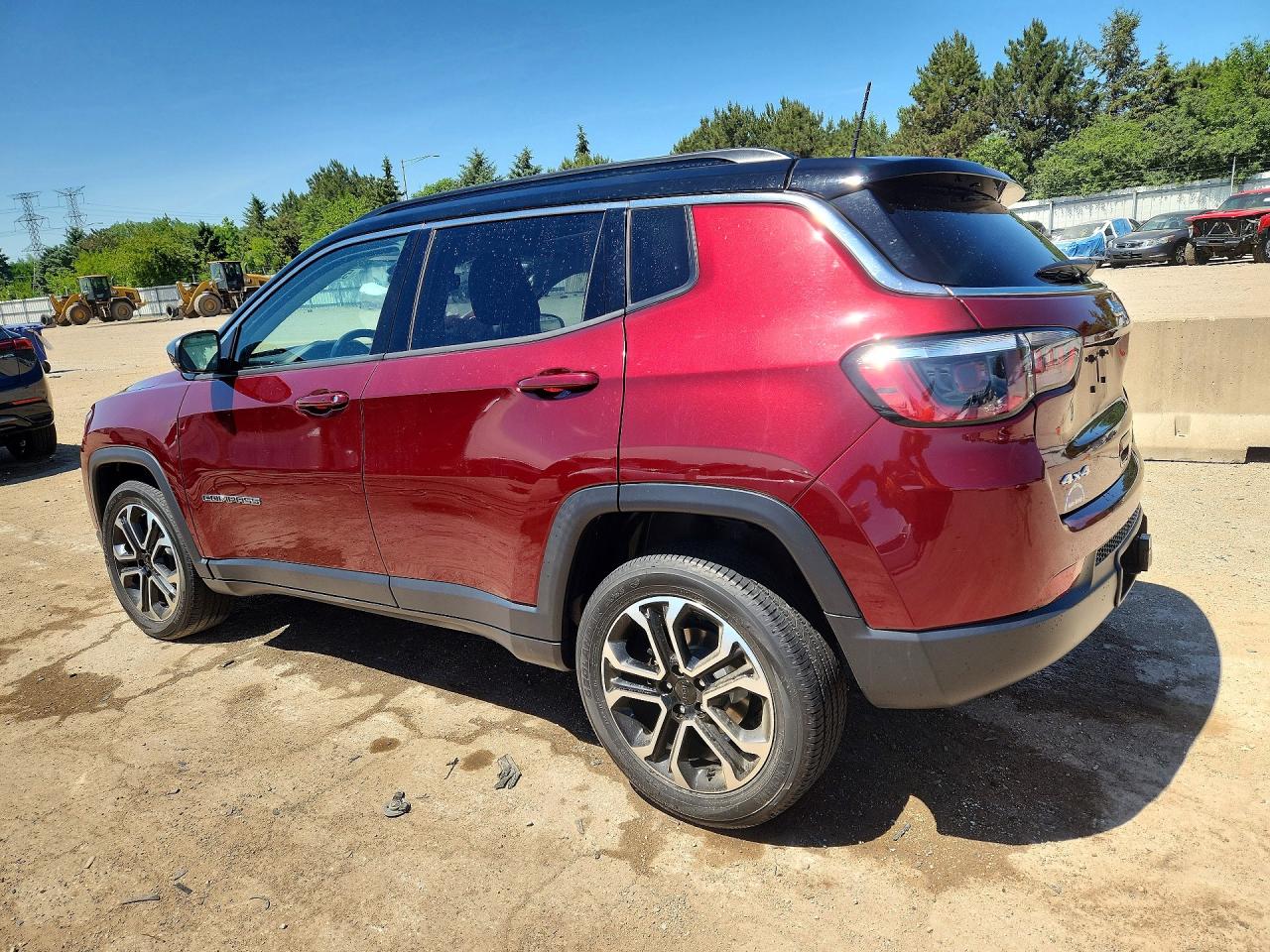 2022 Jeep Compass Limited Красный vin: 3C4NJDCB9NT199972