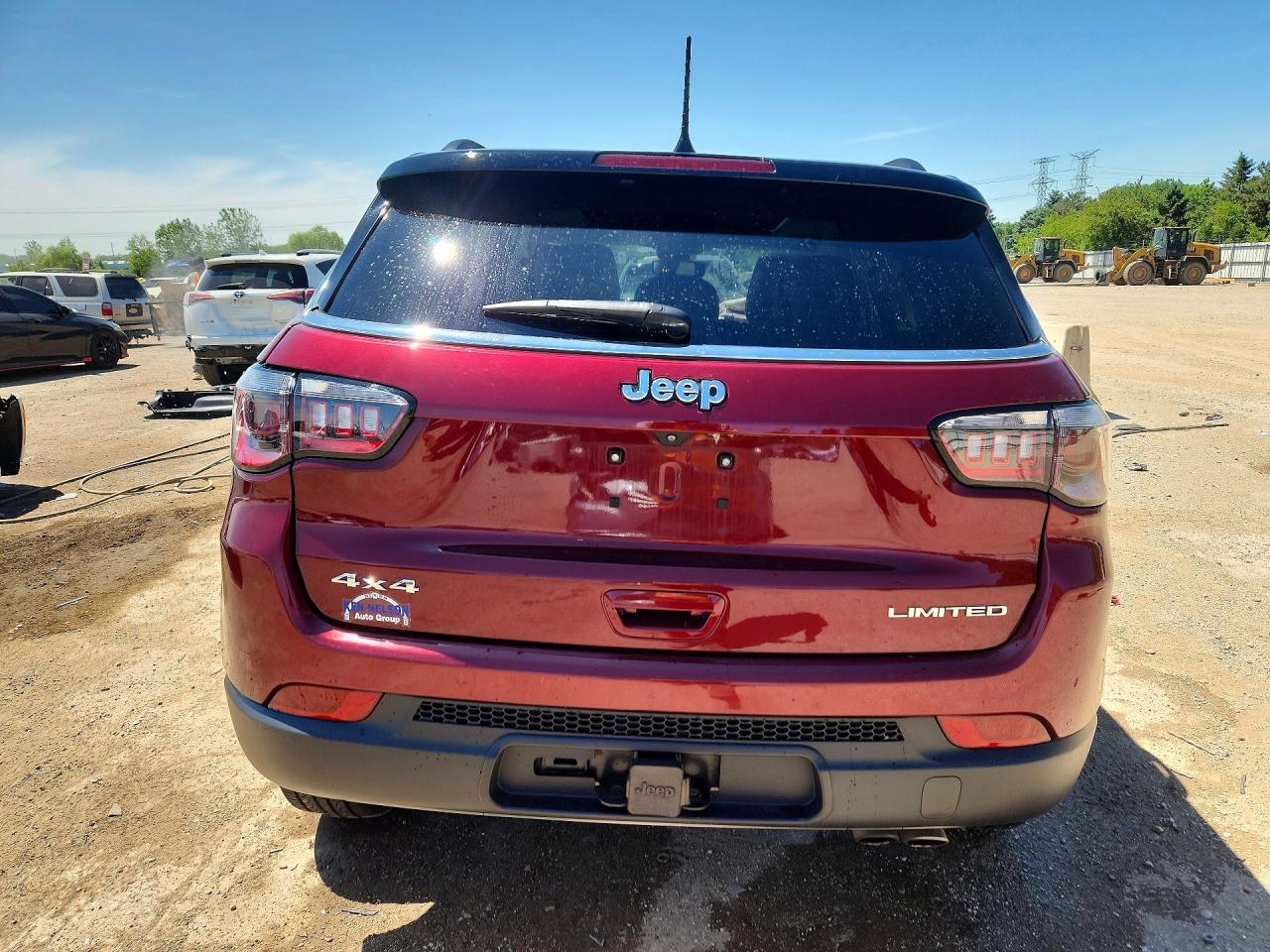 2022 Jeep Compass Limited Красный vin: 3C4NJDCB9NT199972