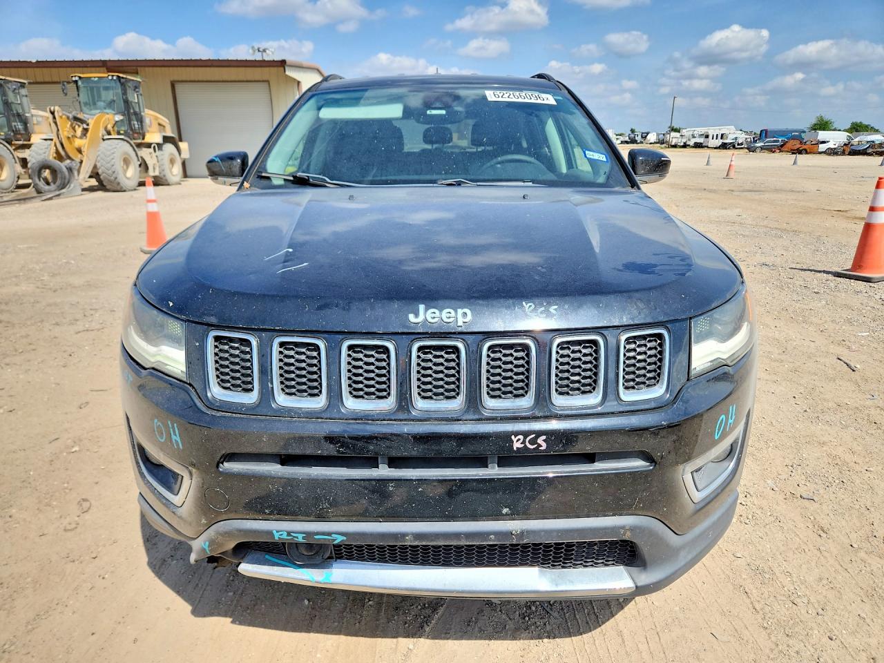 2018 Jeep Compass Limited Black vin: 3C4NJDCBXJT332510