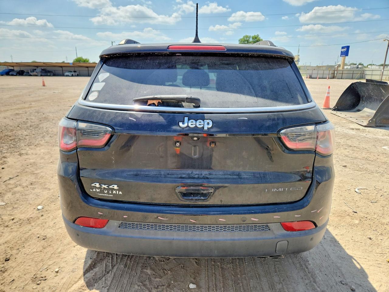 2018 Jeep Compass Limited Black vin: 3C4NJDCBXJT332510
