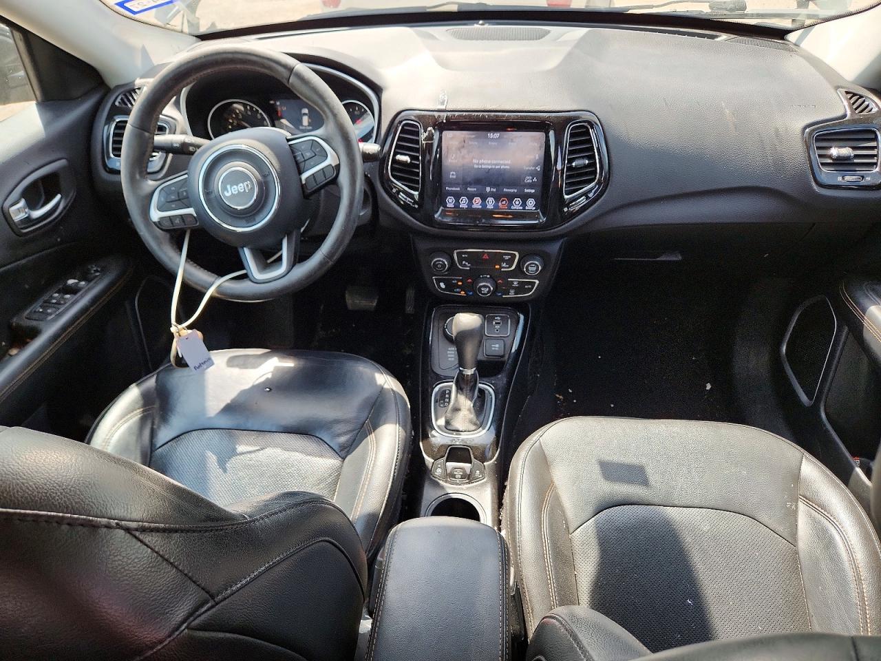 2018 Jeep Compass Limited Black vin: 3C4NJDCBXJT332510