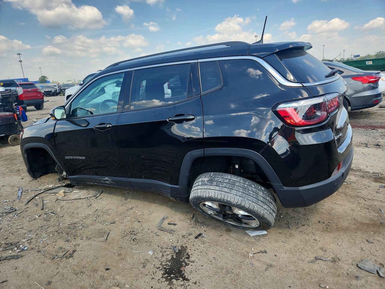 2021 Jeep Compass Limited Black vin: 3C4NJDCBXMT555585