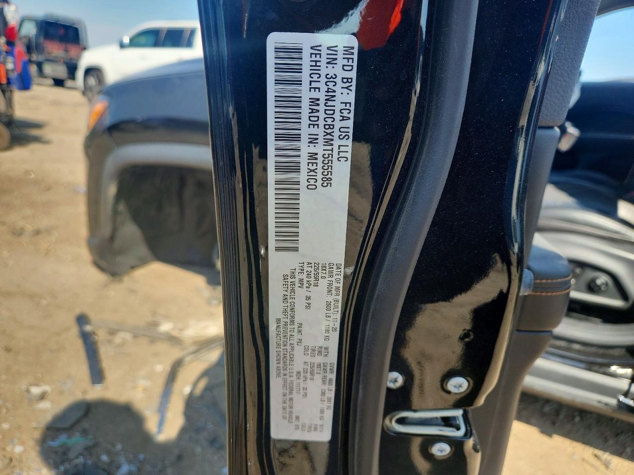 2021 Jeep Compass Limited Black vin: 3C4NJDCBXMT555585