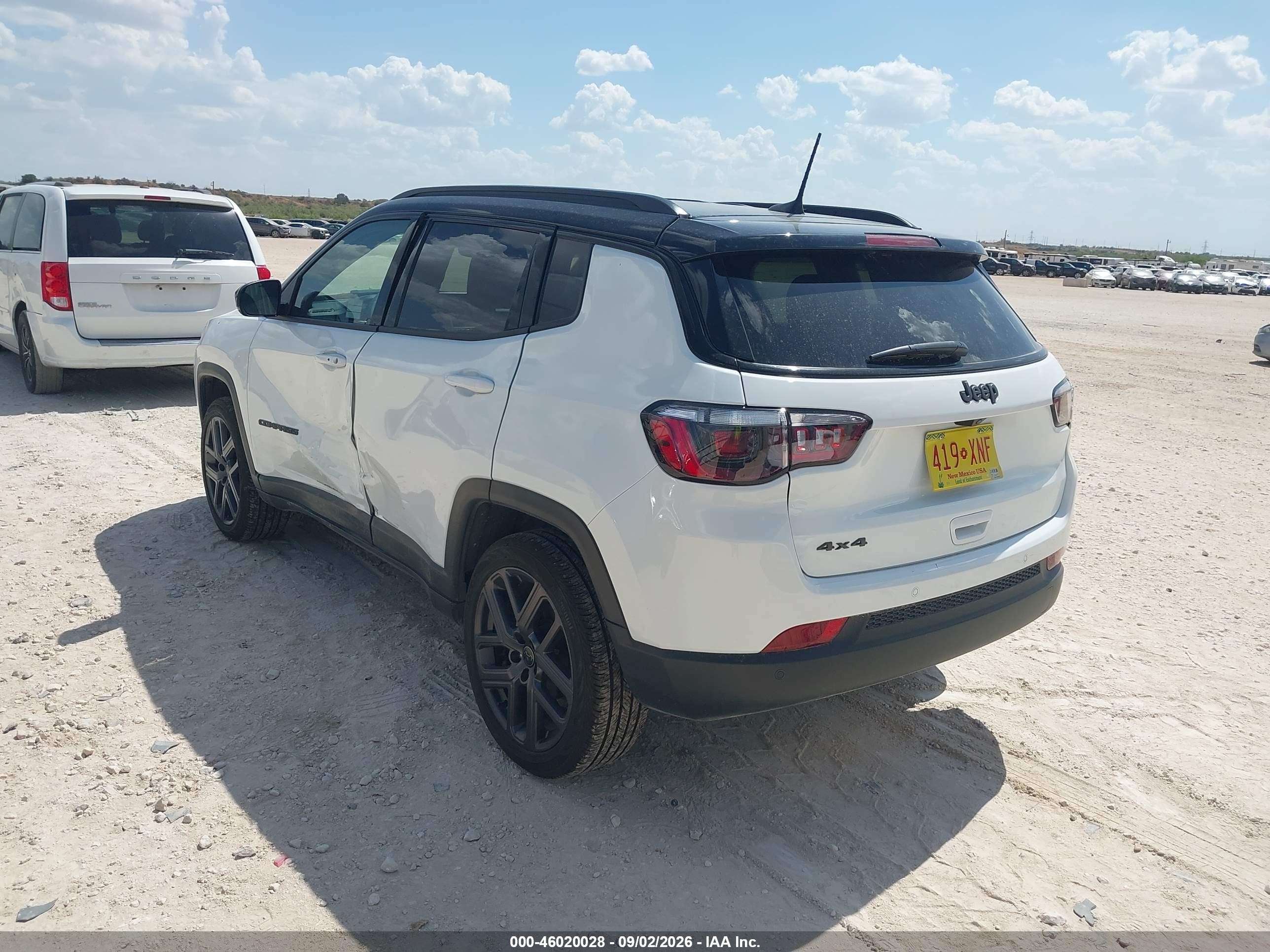 2026 Jeep Compass Limited Altitude White vin: 3C4NJDCN0TT214317