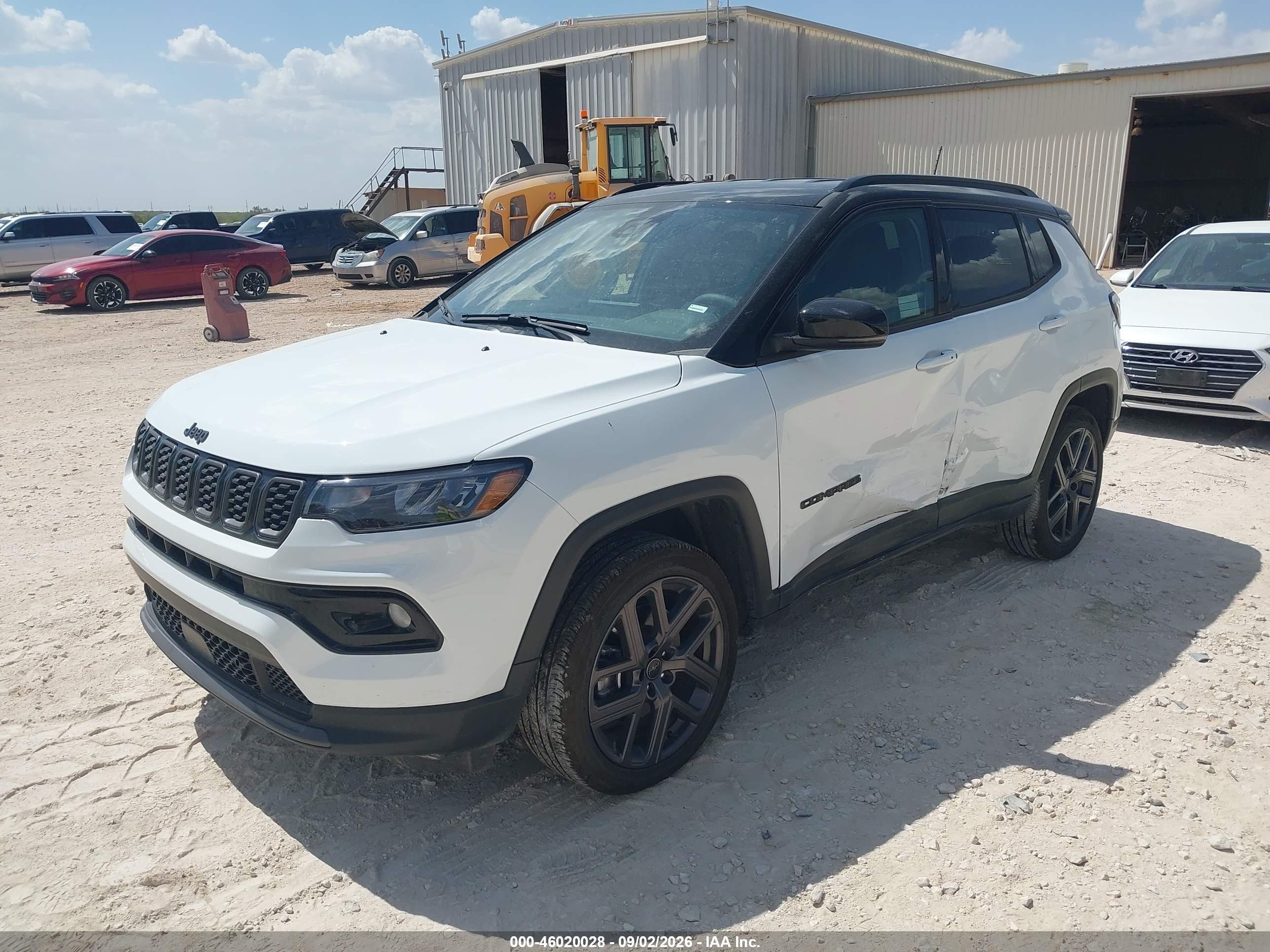 2026 Jeep Compass Limited Altitude White vin: 3C4NJDCN0TT214317
