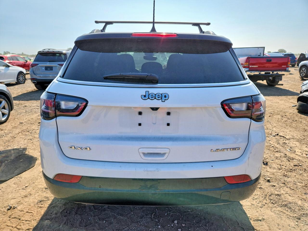 2023 Jeep Compass Limited White vin: 3C4NJDCN2PT503768