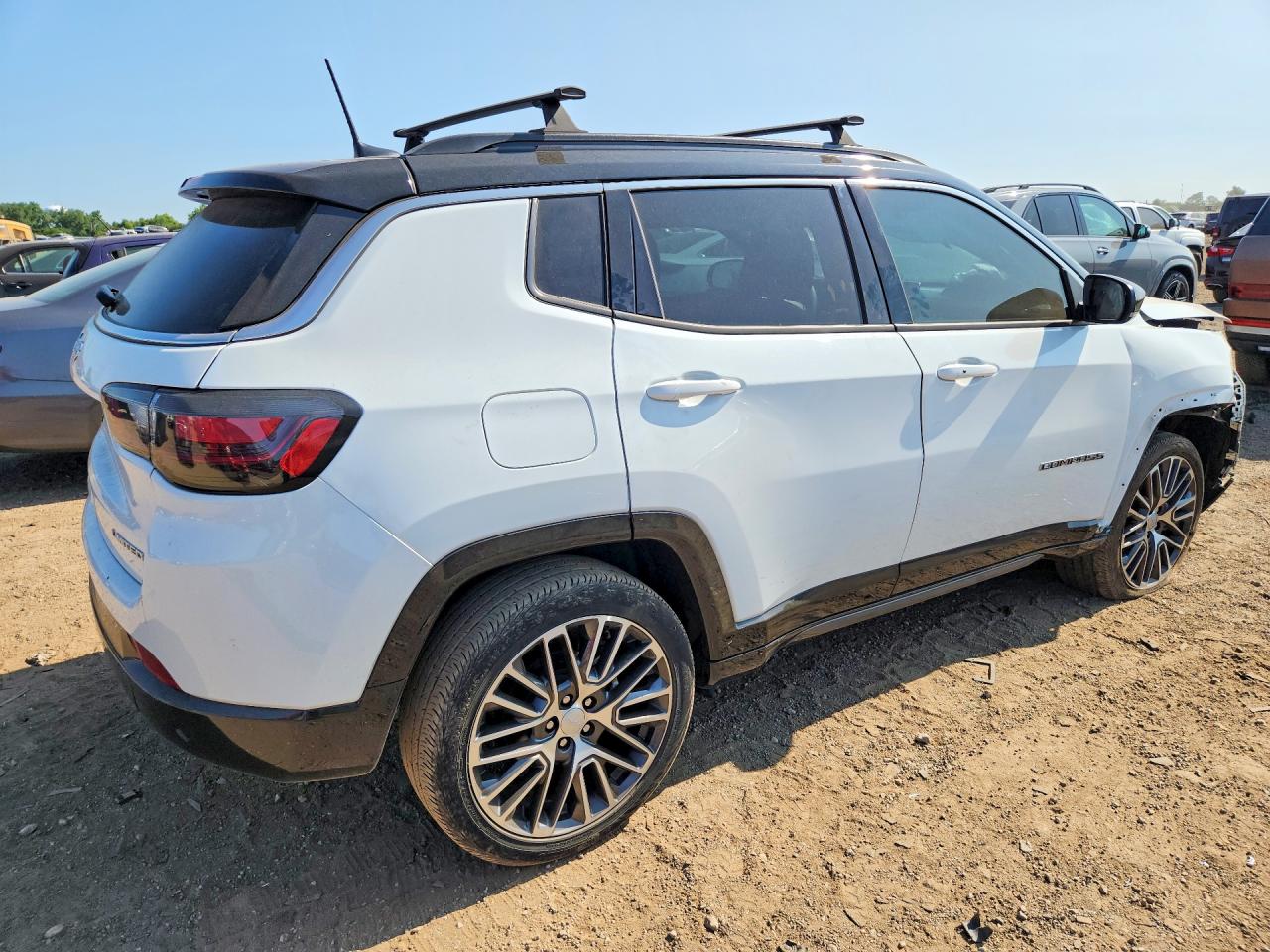 2023 Jeep Compass Limited White vin: 3C4NJDCN2PT503768